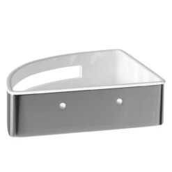 Bagno Polished Chrome Wall Mounted Corner Basket