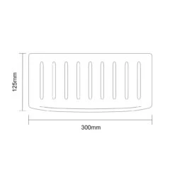 Bagno Polished Chrome Wall Mounted Rectangular Basket -Bathroom Accessories Store bagno polished chrome wall mounted rectangular basket line top 48115.1652444455