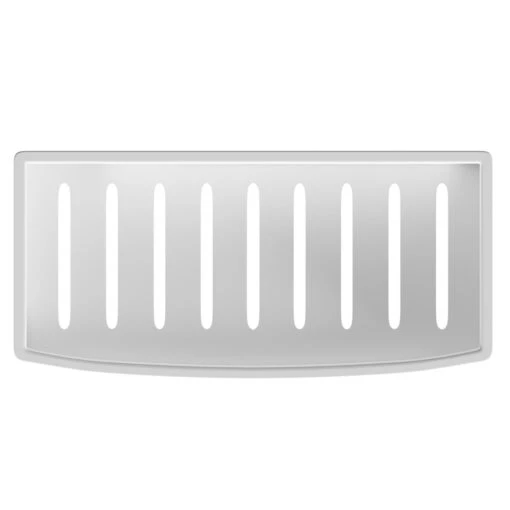 Bagno Polished Chrome Wall Mounted Rectangular Basket - Image 5