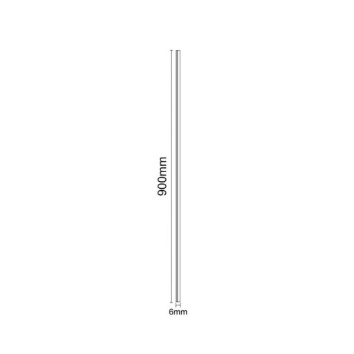 Bath Shower Screen Door Seal Strip For Glass Thickness 4mm To 6mm - Image 6