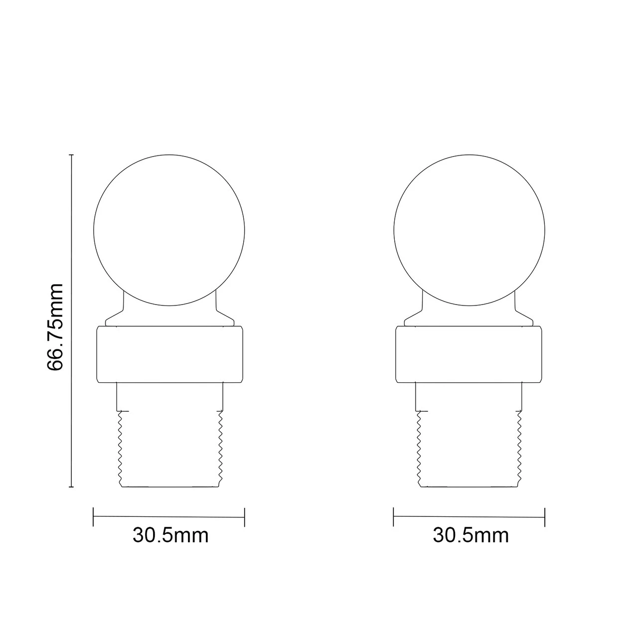 Black Nickel Round Angled Radiator Valves - Image 6