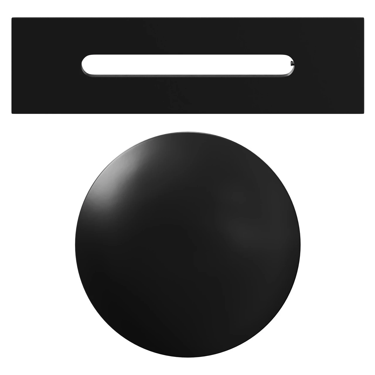 Black Overflow Insert And Dome Waste Cover For Sharm Cairo And Luxor Freestanding Baths - Image 3