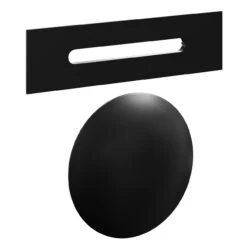 Black Overflow Insert And Dome Waste Cover For Sharm Cairo And Luxor Freestanding Baths -Bathroom Accessories Store black overflow insert and dome waste cover for sharm cairo and luxor freestanding baths left 22498.1682423057
