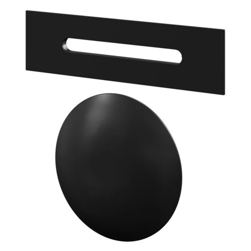 Black Overflow Insert And Dome Waste Cover For Sharm Cairo And Luxor Freestanding Baths - Image 2
