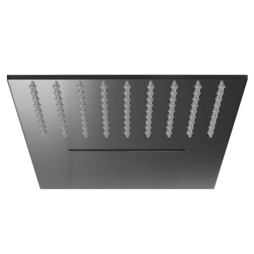 Blade Polished Chrome 200mm Rain And Waterfall Effect Fixed Shower Head - Image 2