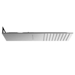 Blade Polished Chrome 200mm Rain And Waterfall Effect Fixed Shower Head -Bathroom Accessories Store blade polished chrome 200mm rain and waterfall effect fix side 20798.1682600099