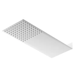 Blade Polished Chrome 200mm Rain Effect Fixed Shower Head