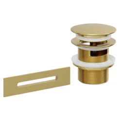 Brushed Brass Retro Fit Overflow And Waste For Parma, Verna, Palermo, Genoa And Perugia Baths -Bathroom Accessories Store brushed brass retro fit overflow and waste for parma verna palermo genoa and perugia baths left 95635.1696498156