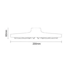 Circo Polished Chrome 200mm Round Fixed Shower Head -Bathroom Accessories Store circo polished chrome 200mm round fixed shower head line side 23757.1652443992