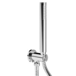 Circo Polished Chrome Round Shower Outlet Holder And Kit -Bathroom Accessories Store circo polished chrome round shower outlet holder and kit left 30581.1676393444