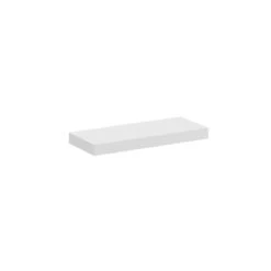 City Gloss White 30cm Floating Bathroom Shelf