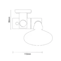 Clyde Polished Chrome Shower Slide Rail Kit -Bathroom Accessories Store clyde polished chrome shower slide rail kit line top 06937.1652443990