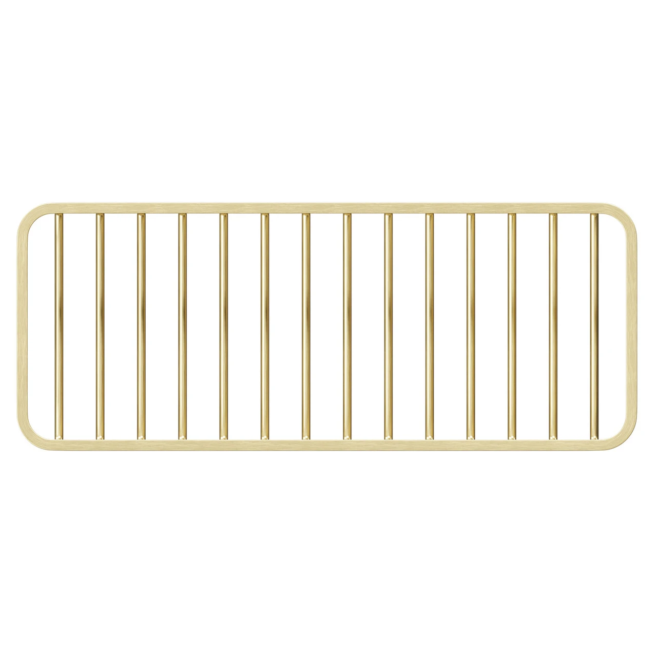 Colore Round Brushed Brass 330mm Wall Mounted Bottle Basket - Image 5