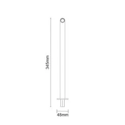 Colore Round Brushed Brass 345mm Shower Arm -Bathroom Accessories Store colore brushed brass 345mm round shower arm line top 90218.1652444925