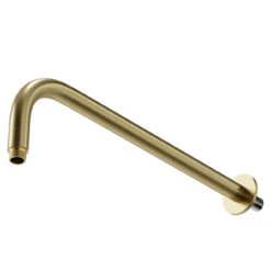Colore Round Brushed Brass 345mm Shower Arm