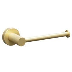 Colore Brushed Brass Industrial Style Wall Mounted Toilet Roll Holder -Bathroom Accessories Store colore brushed brass industrial style wall mounted toilet roll holder left 80192.1658132886