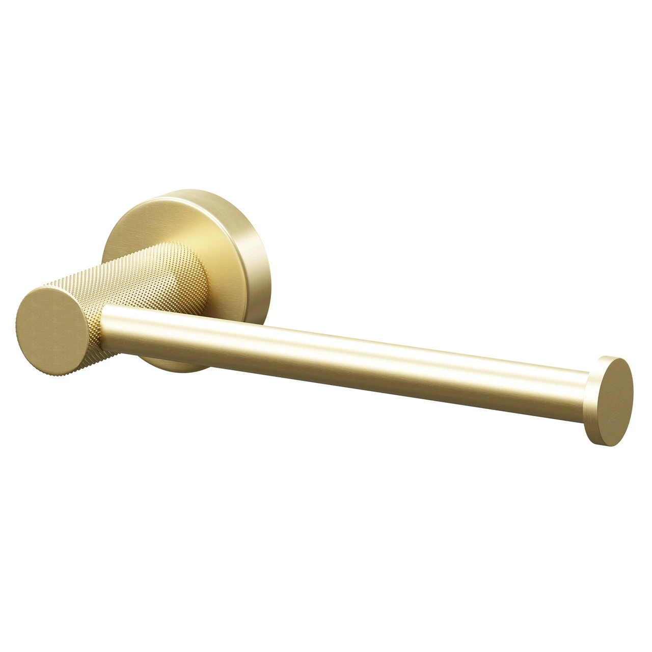 Colore Brushed Brass Industrial Style Wall Mounted Toilet Roll Holder