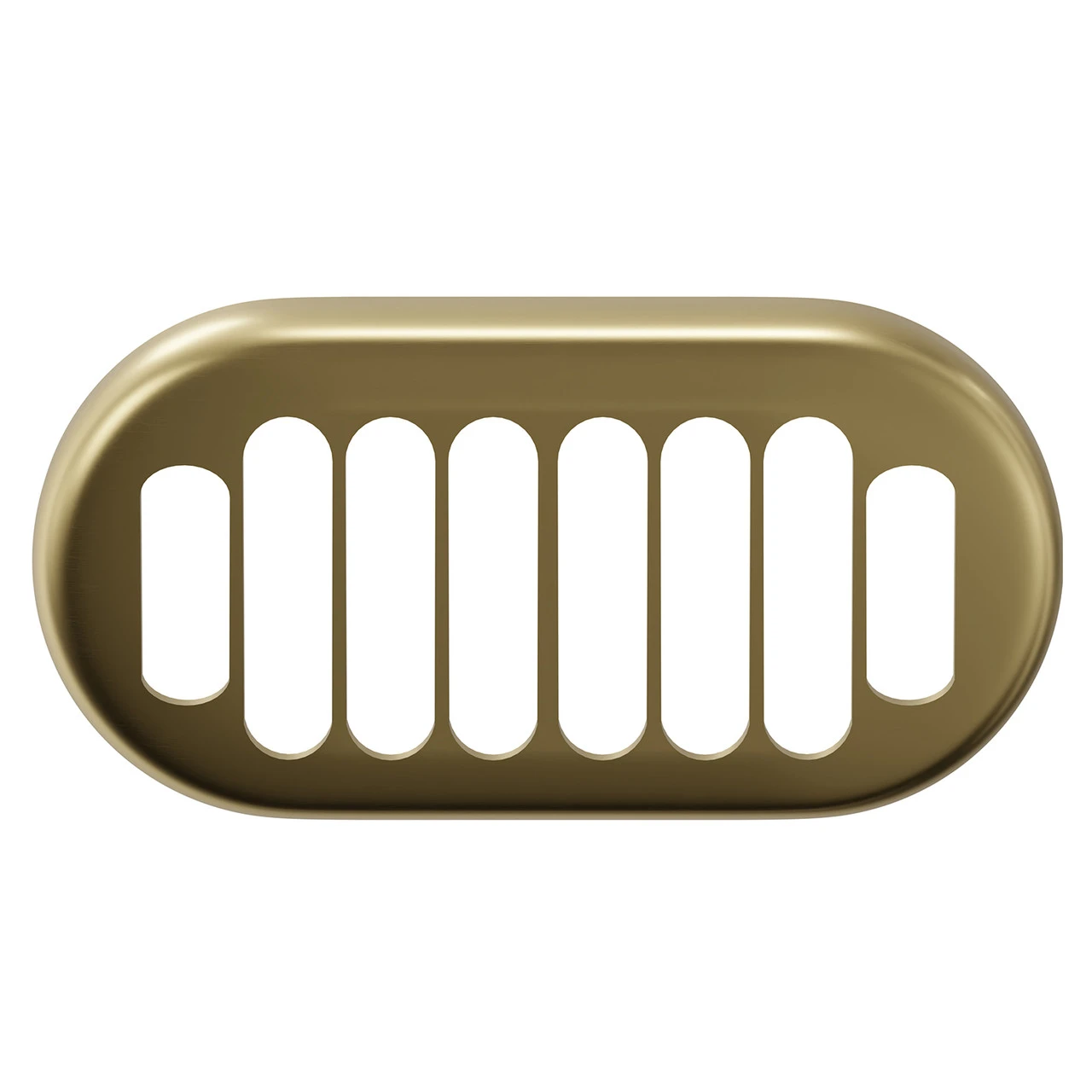 Colore Brushed Brass Overflow Insert For Grosvenor Basins - Image 2