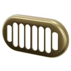 Colore Brushed Brass Overflow Insert For Grosvenor Basins