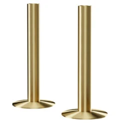 Colore Brushed Brass Radiator Pipe Sleeve Kit