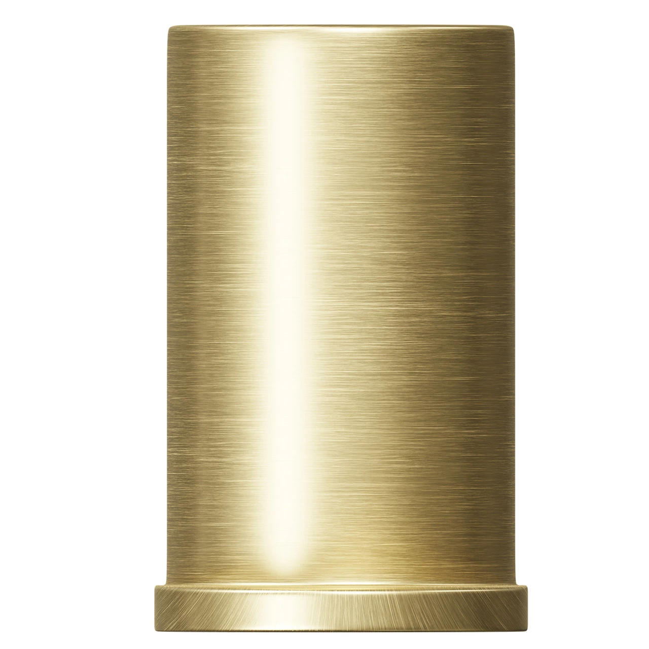 Colore Round Brushed Brass Robe Hook - Image 5