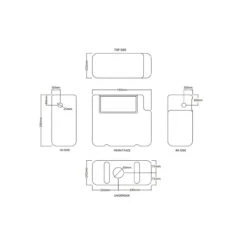 Bathroom Accessories Store -Bathroom Accessories Store colore concealed cistern with front access and square brushed brass modern dual flush push button line top 91258.1652445059