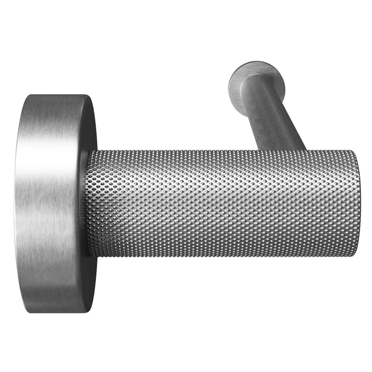 Colore Gunmetal Grey Industrial Style Wall Mounted Toilet Roll Holder - Image 4