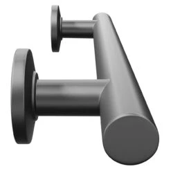 Colore Matt Black 18" Straight Grab Rail -Bathroom Accessories Store colore matt black 18 straight grab rail side 03139.1658132900
