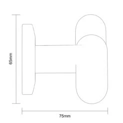 Colore Matt Black 26" Curved Grab Rail -Bathroom Accessories Store colore matt black 26 curved grab rail line side 47814.1658132903