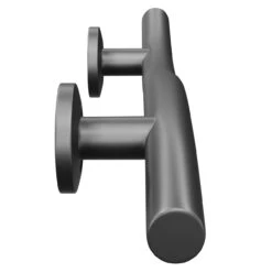 Colore Matt Black 26" Curved Grab Rail -Bathroom Accessories Store colore matt black 26 curved grab rail side 78800.1658132903