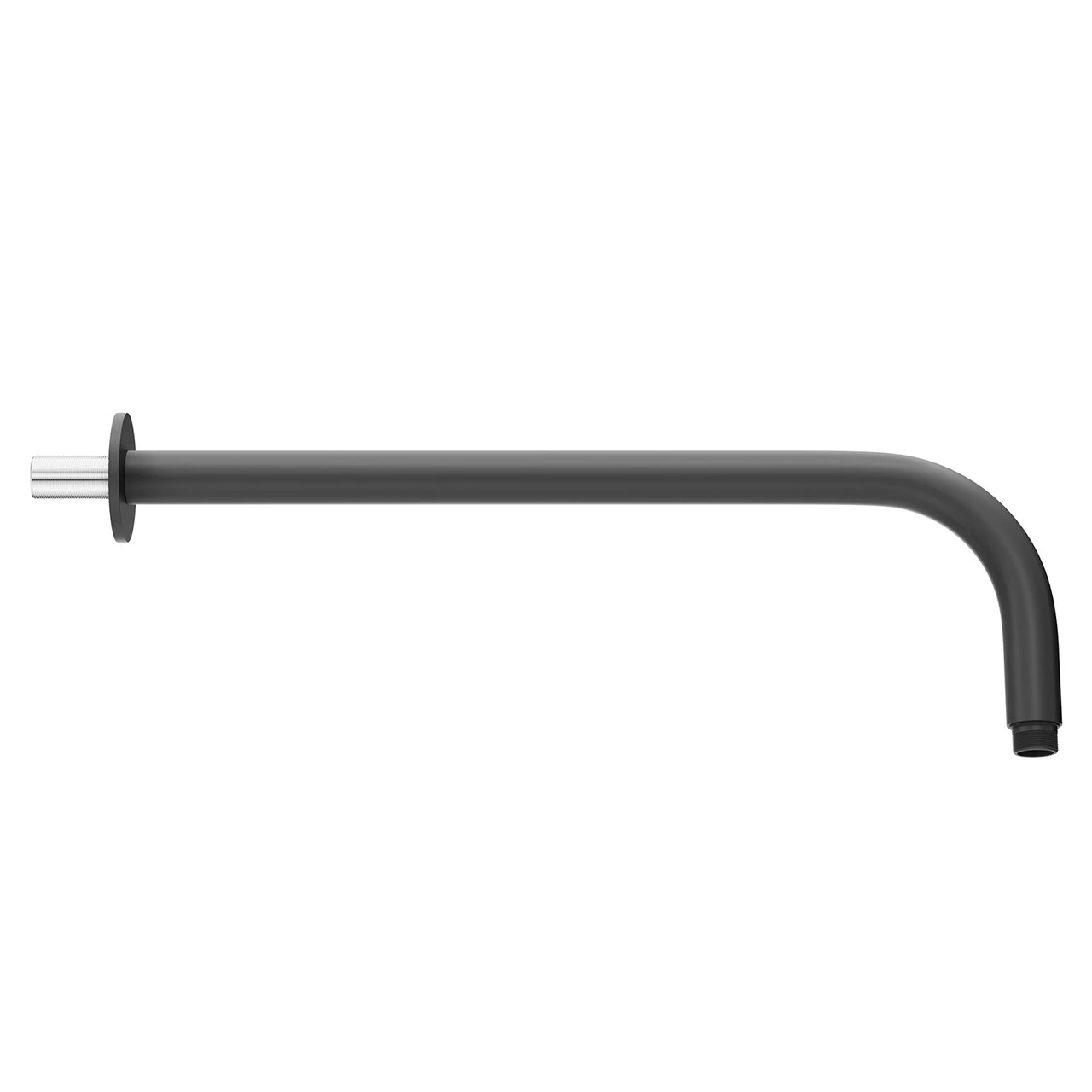 Colore Round Matt Black 345mm Shower Arm - Image 4
