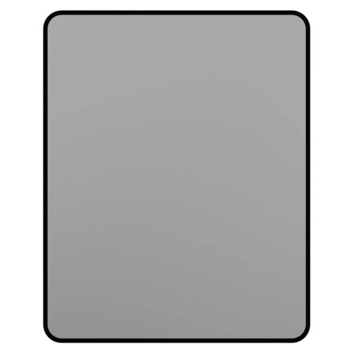 Colore Matt Black 596mm X 745mm Mirror - Image 2