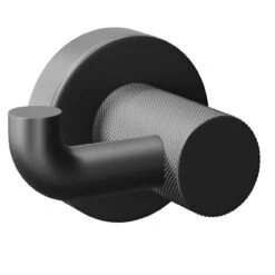 Colore Matt Black Industrial Style Wall Mounted Robe Hook -Bathroom Accessories Store colore matt black industrial style wall mounted robe hook left 84658.1658132879