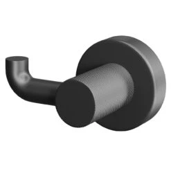 Colore Matt Black Industrial Style Wall Mounted Robe Hook
