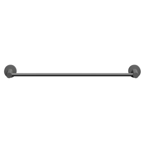Colore Matt Black Industrial Style Wall Mounted Towel Rail - Image 2