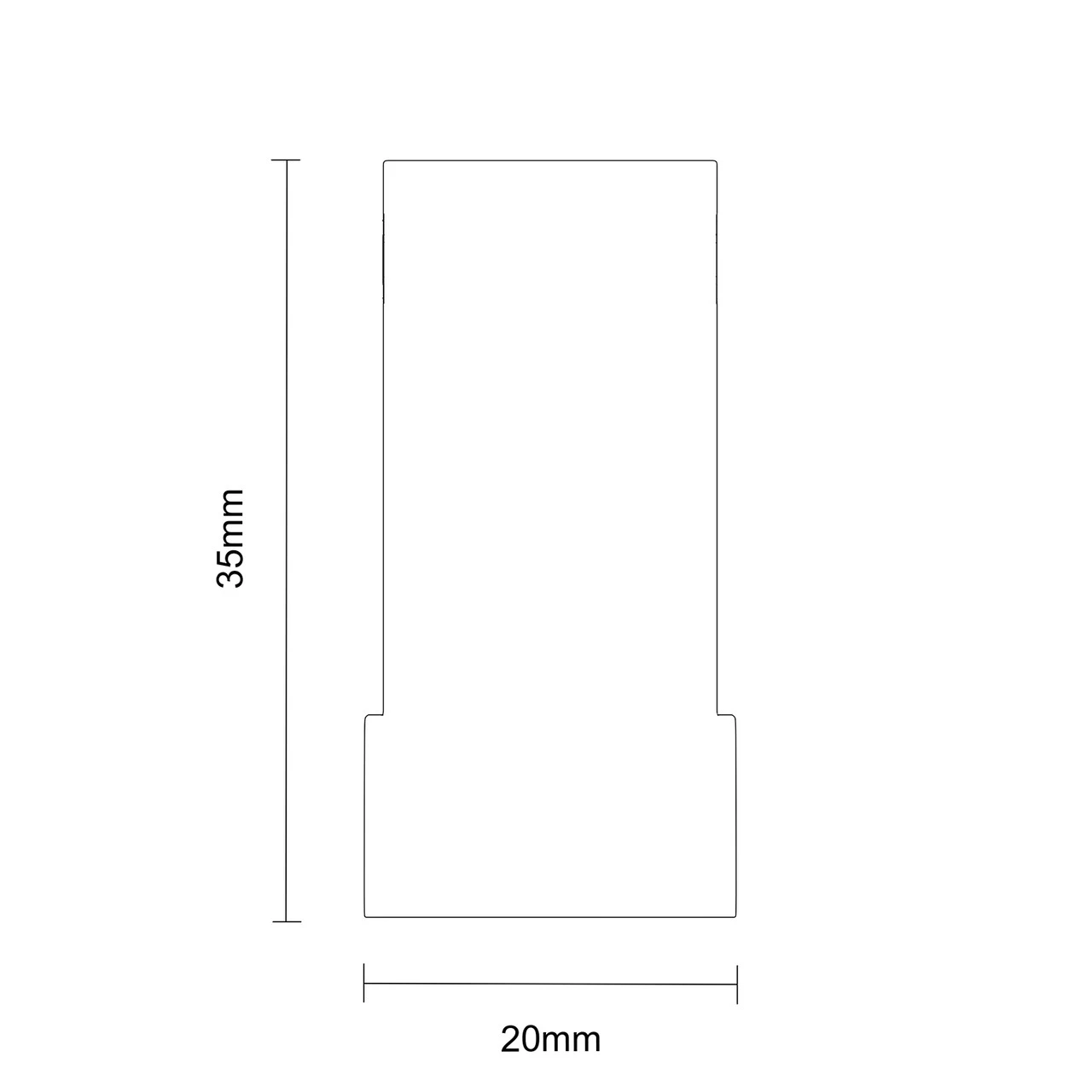 Colore Square Matt Black Wall Mounted Robe Hook - Image 6