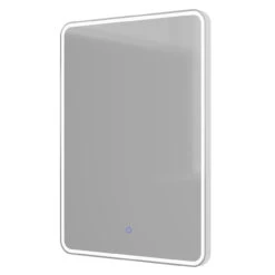 Colore Polished Chrome 500mm X 700mm Illuminated LED Mirror With Demister