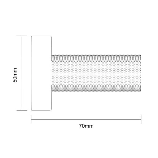 Colore Polished Chrome Industrial Style Wall Mounted Toilet Roll Holder - Image 6