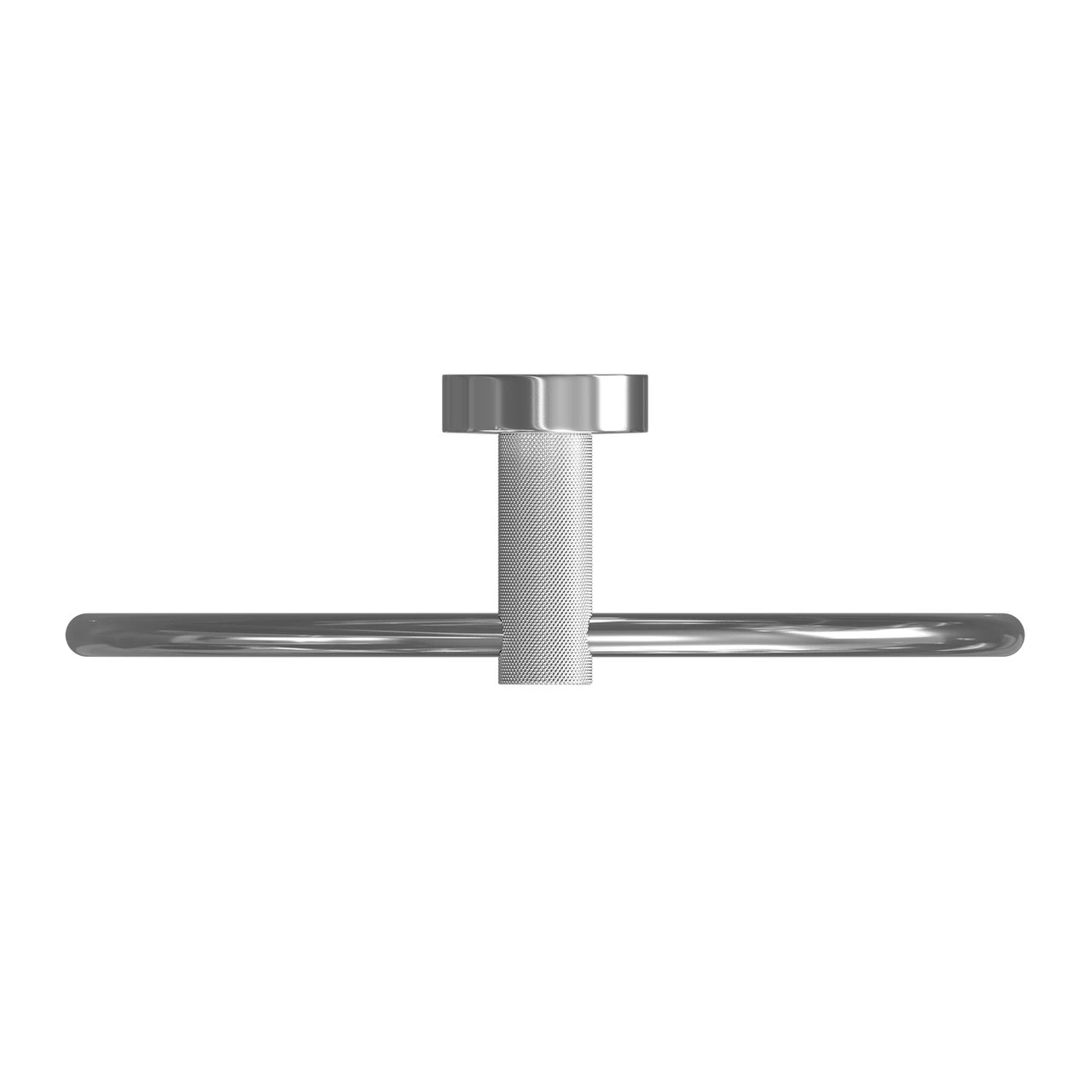 Colore Polished Chrome Industrial Style Wall Mounted Towel Ring - Image 5