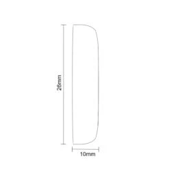 Colore Polished Chrome Overflow Insert For Grosvenor Basins -Bathroom Accessories Store colore polished chrome overflow insert for grosvenor basins line side 48256.1658132946