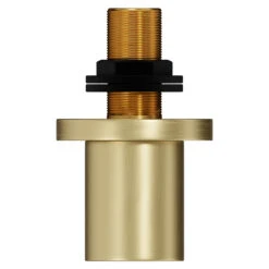 Colore Round Brushed Brass Deluxe Shower Elbow -Bathroom Accessories Store colore round brushed brass deluxe shower elbow top 45522.1658133004