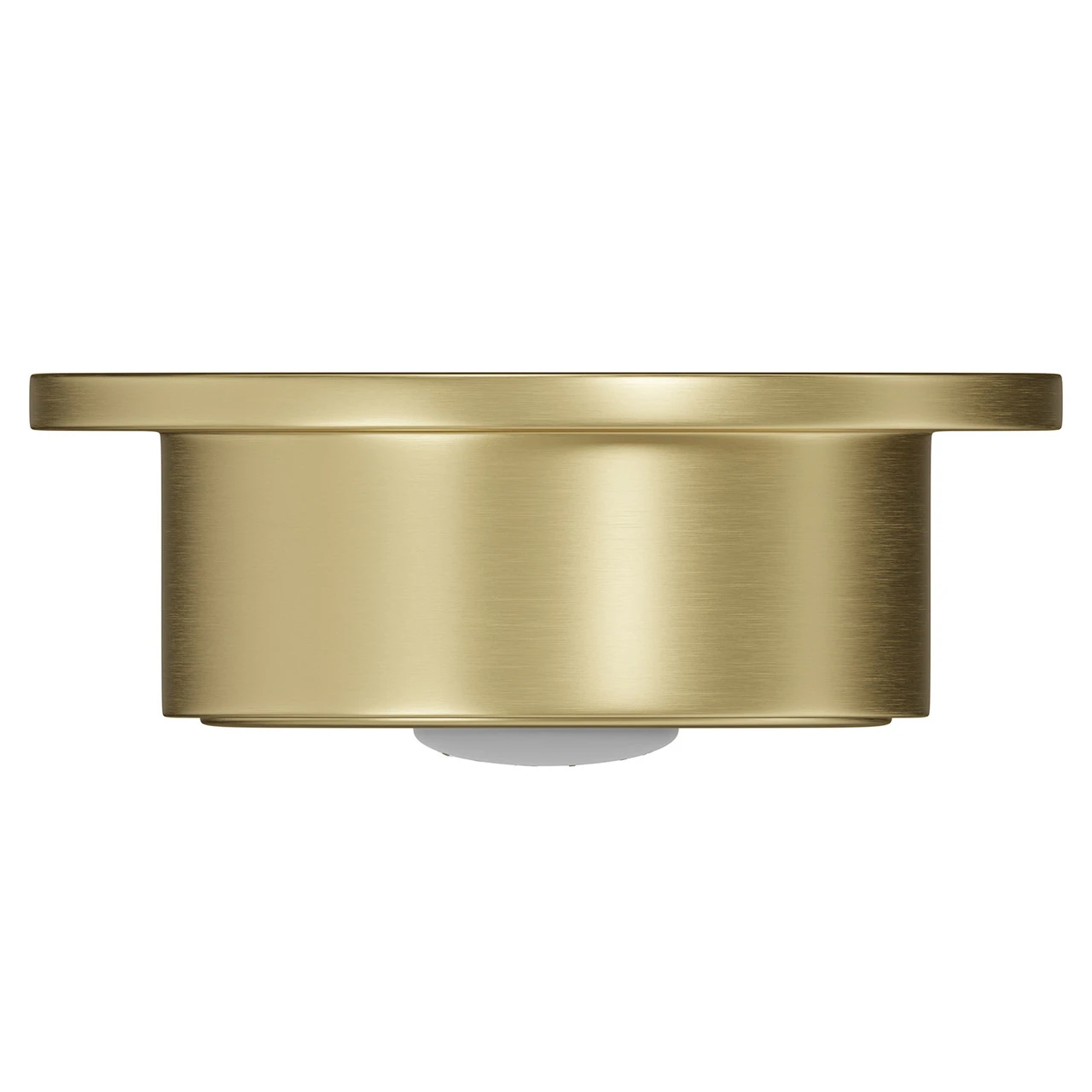 Colore Round Brushed Brass Traditional Dual Flush Push Button - Image 5