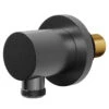 Colore Round Gunmetal Grey Deluxe Shower Elbow