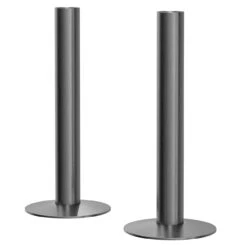 Colore Round Gunmetal Grey Radiator Pipe Sleeve Kit