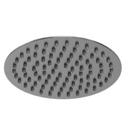 Colore Round Gunmetal Grey 200mm Thin Fixed Shower Head