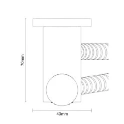 Colore Round Gunmetal Grey Shower Outlet Holder And Kit -Bathroom Accessories Store colore round gunmetal grey shower outlet holder and kit line top 43039.1658132929