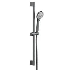 Colore Round Gunmetal Grey Shower Slide Rail Kit -Bathroom Accessories Store colore round gunmetal grey shower slide rail kit left 26138.1676457720