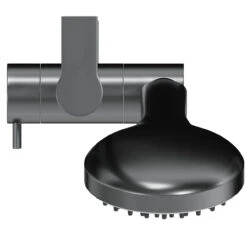 Colore Round Gunmetal Grey Shower Slide Rail Kit -Bathroom Accessories Store colore round gunmetal grey shower slide rail kit top 81683.1676457719