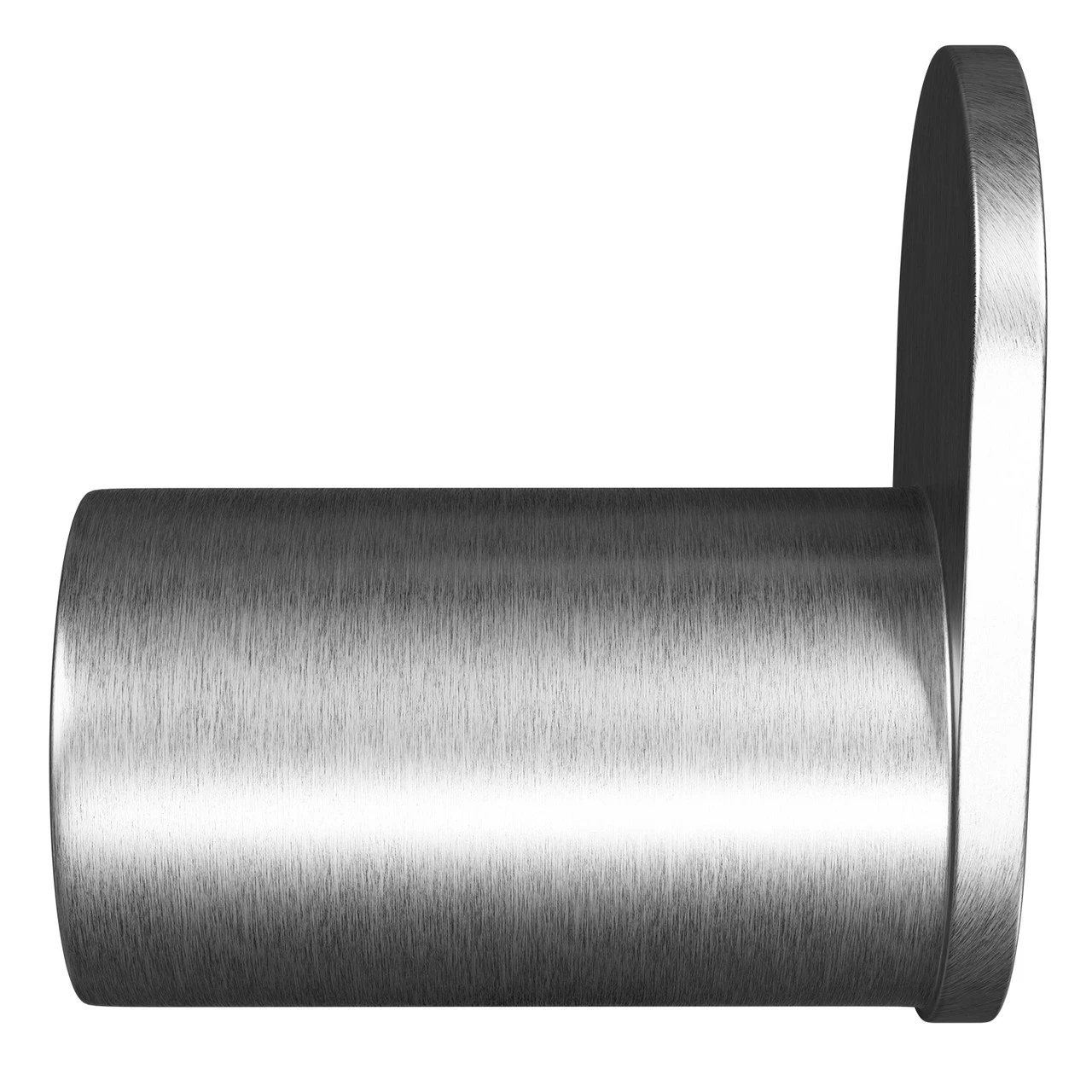 Colore Round Gunmetal Grey Wall Mounted Robe Hook - Image 4