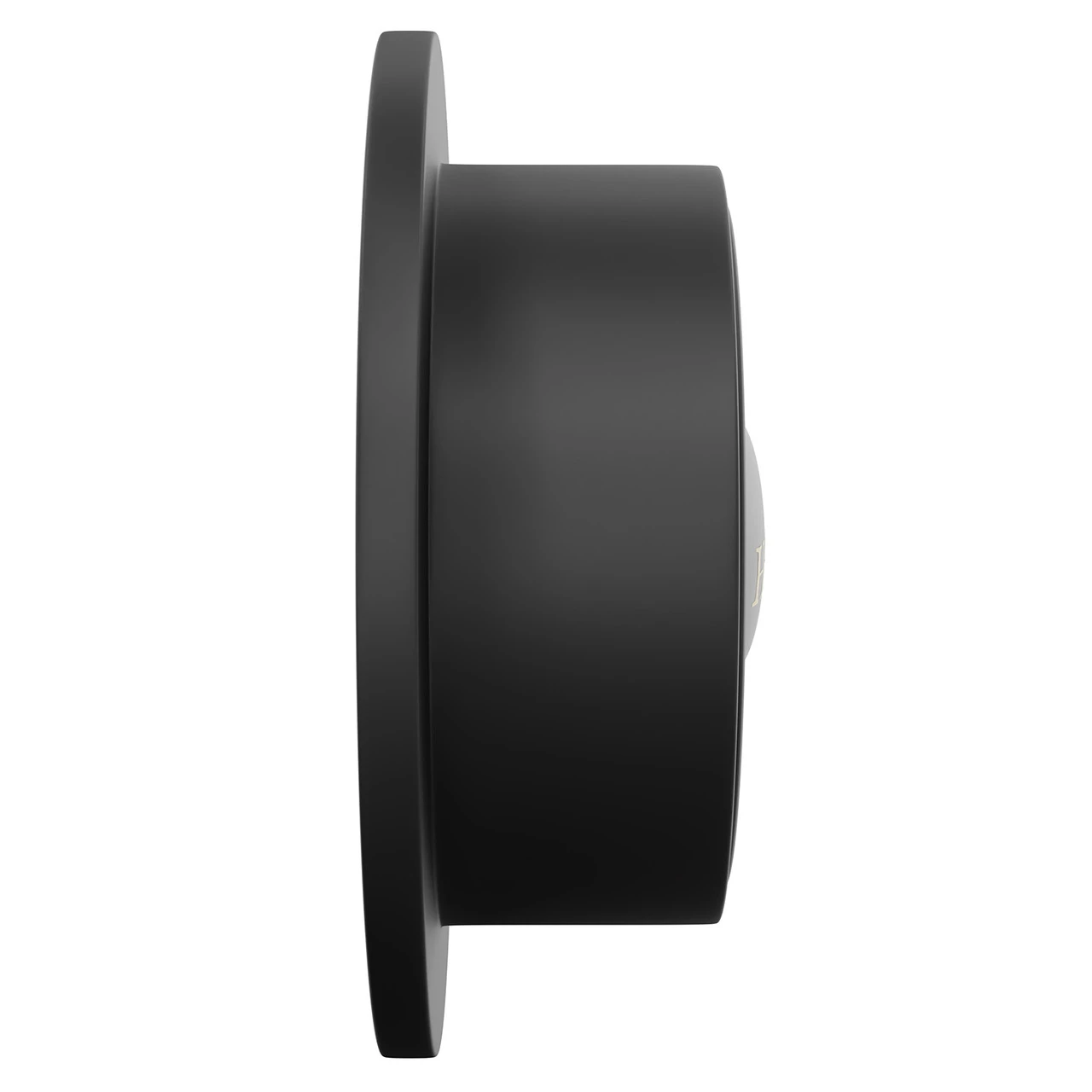 Colore Round Matt Black Traditional Dual Flush Push Button - Image 4
